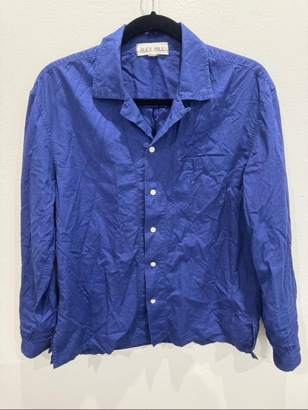 Alex Mill Royal Blue Casual Button-Down Shirt